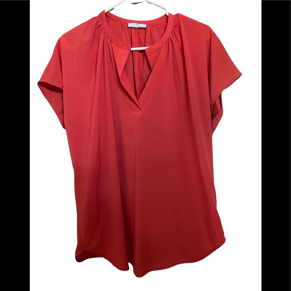 Orange Halston Blouse